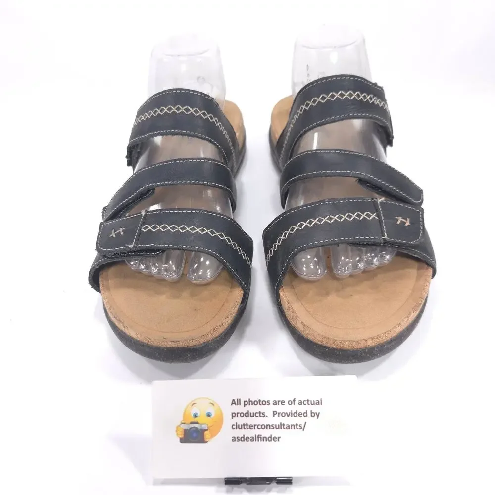Clarks Collection Casual Slide Sandal Womens Size 12 28220 Black